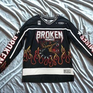 Broken Promises Big Bark Hockey Jersey
